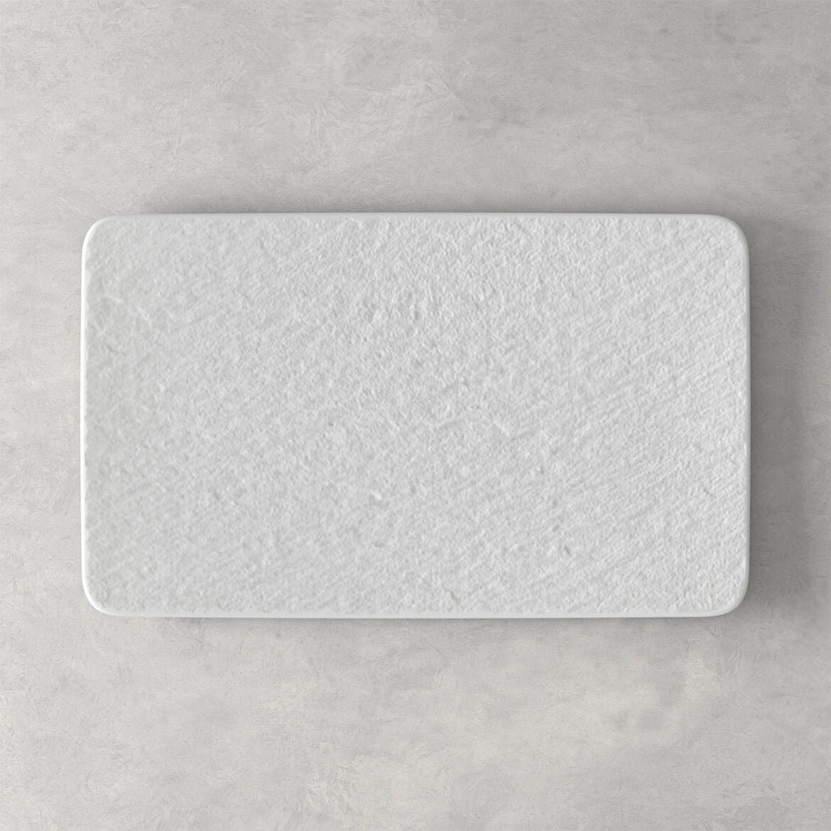 VILLEROY & BOCH Manufacture Rock Bianco Piatto Rettangolare 28x17cm Porcellana
