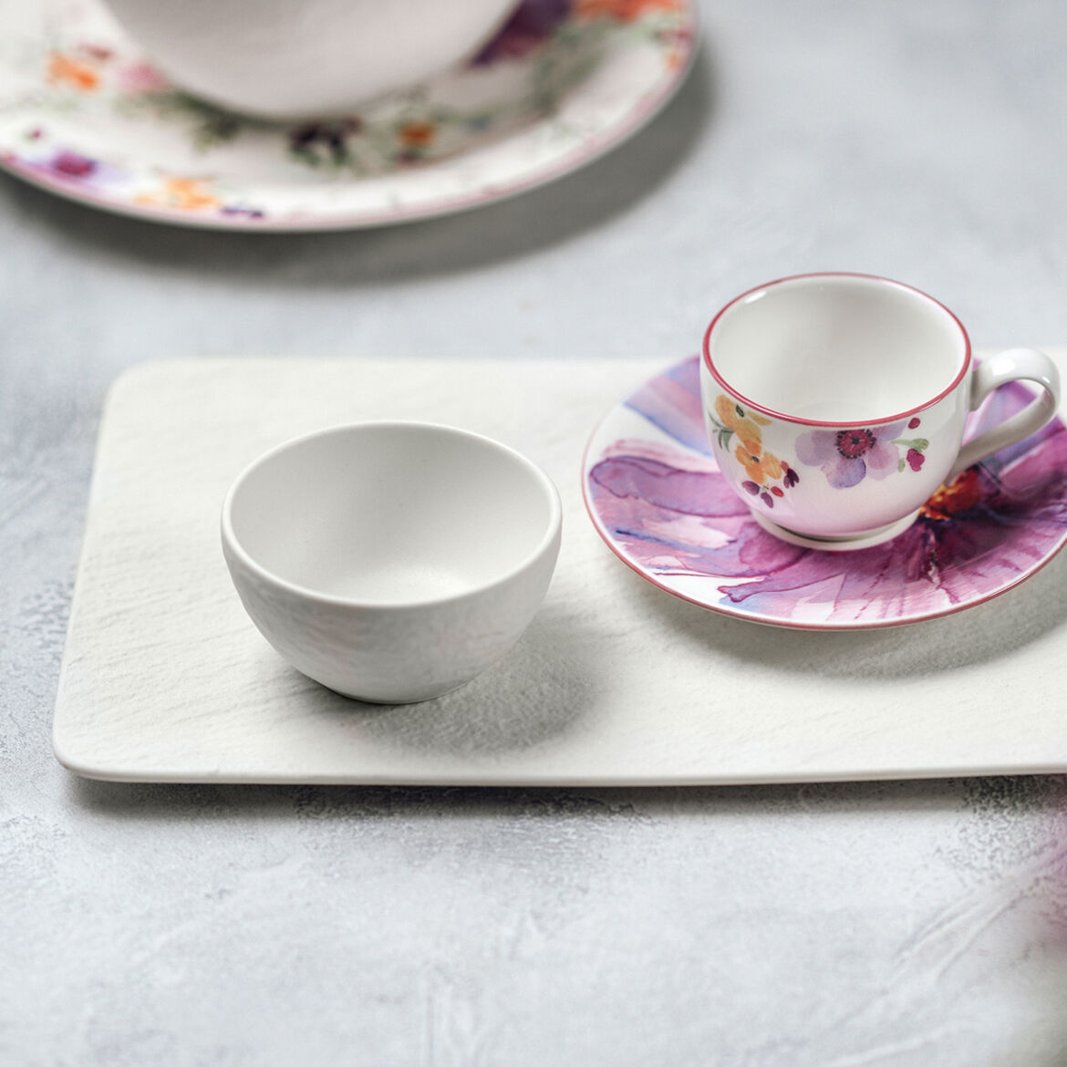 VILLEROY & BOCH Manufacture Rock Bianco Piatto Rettangolare 28x17cm Porcellana