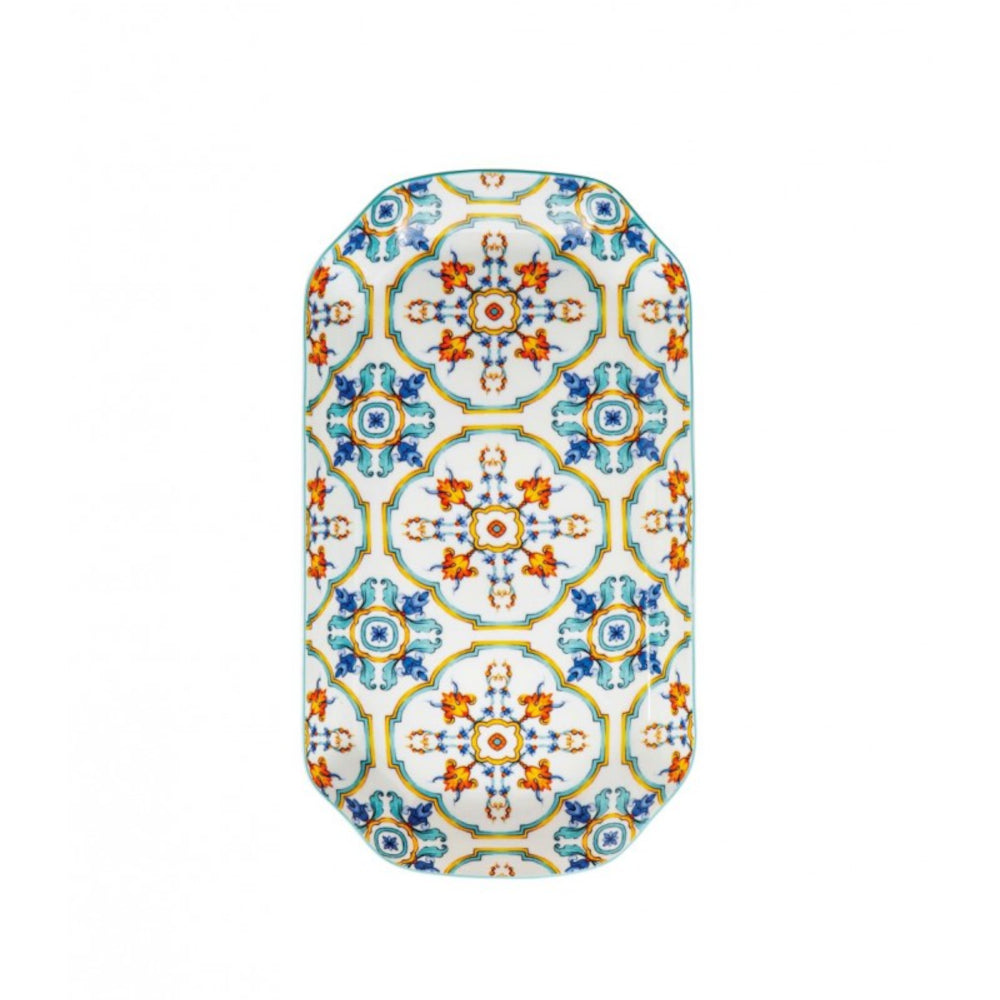 BRANDANI - Vassoio Ciotola Cabaret Medicea, Porcellana 30x17cm 53720