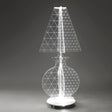iPLEX - ESA Lampada in PMMA Trasparente LED Taglio Laser 64x148cm Made in Italy