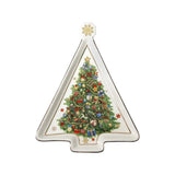 BRANDANI Christmas Vassoietto Natalizio Albero 16x21,5cm Porcellana