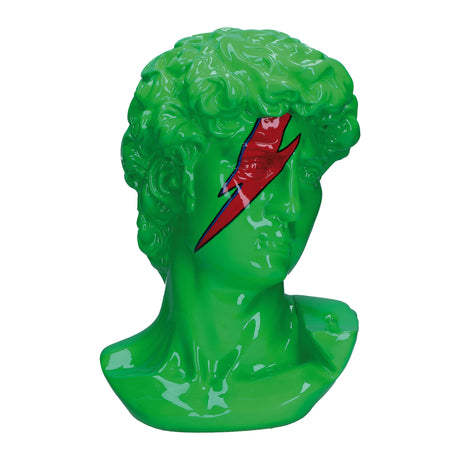 RITUALI DOMESTICI - Busto Il Davide Verde Decorazione Resina 29cm H221100003