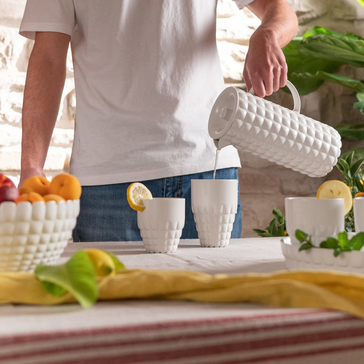 GUZZINI - Tiffany Carafe Milk White 25.5cm 225600156