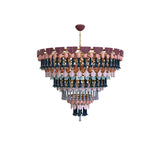 LLADRO' Chandelier Seasons 140 cm Autunno 136x140cm Porcellana