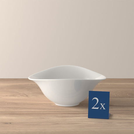 VILLEROY & BOCH Vapiano Scodella Ciotola Insalatiera Set 2 Pezzi 780ml Porcellana