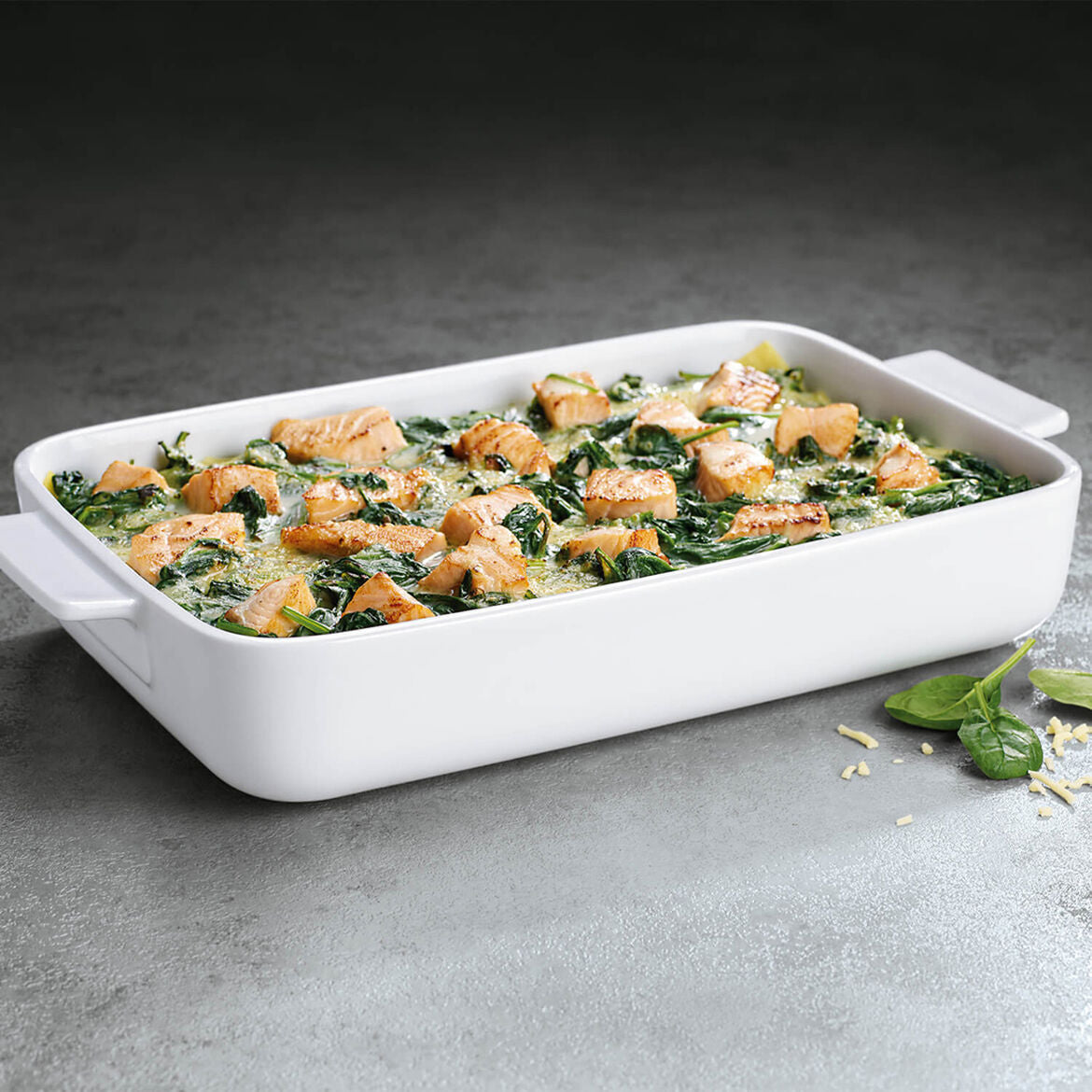 VILLEROY &amp; BOCH - Clever Cooking Rectangular Porcelain Baking Dish 30x20cm