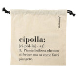 VILLA D'ESTE HOME TIVOLI Onion Onion Bag 25x25cm in Cotton