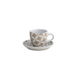 BRANDANI Alhambra Set 2 Tazzine Tazze Caffè 10x8,5cm Porcellana