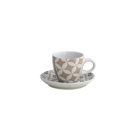 BRANDANI Alhambra Set 2 Tazzine Tazze Caffè 10x8,5cm Porcellana
