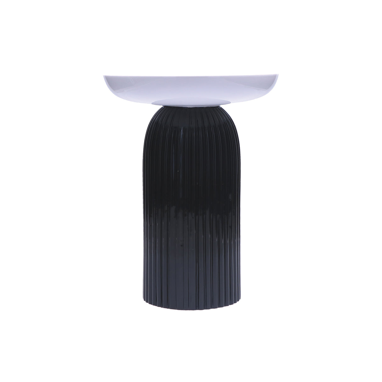 RITUALI DOMESTICI Altea Vaso Nero Bianco H27cm