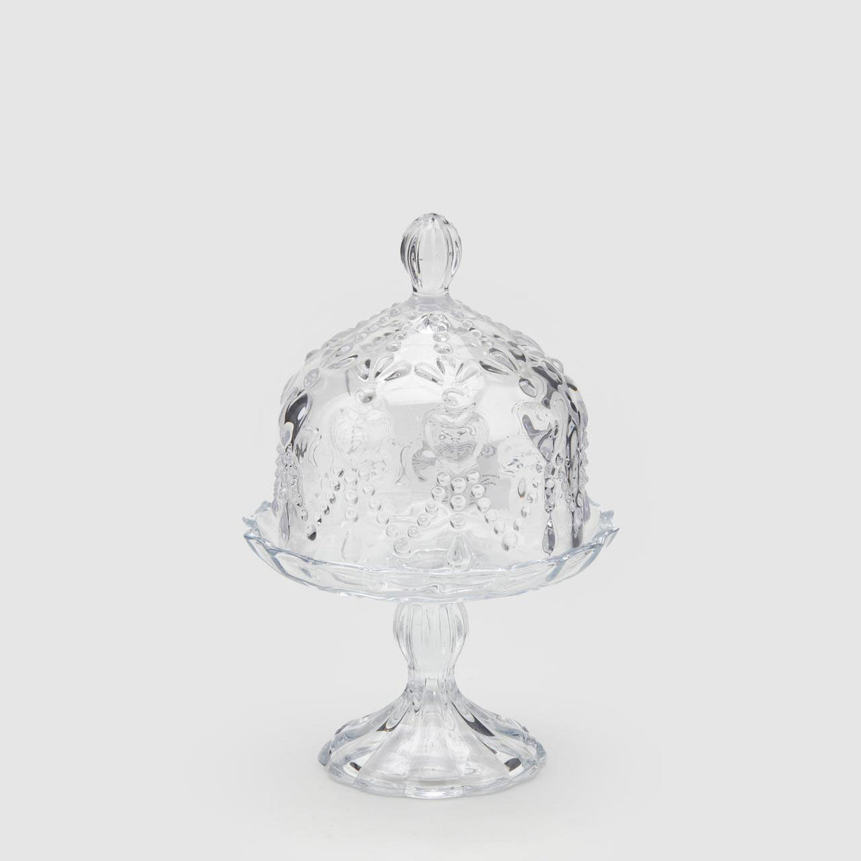 EDG Enzo De Gasperi Liberty Stand with Dome 20cm Transparent Glass