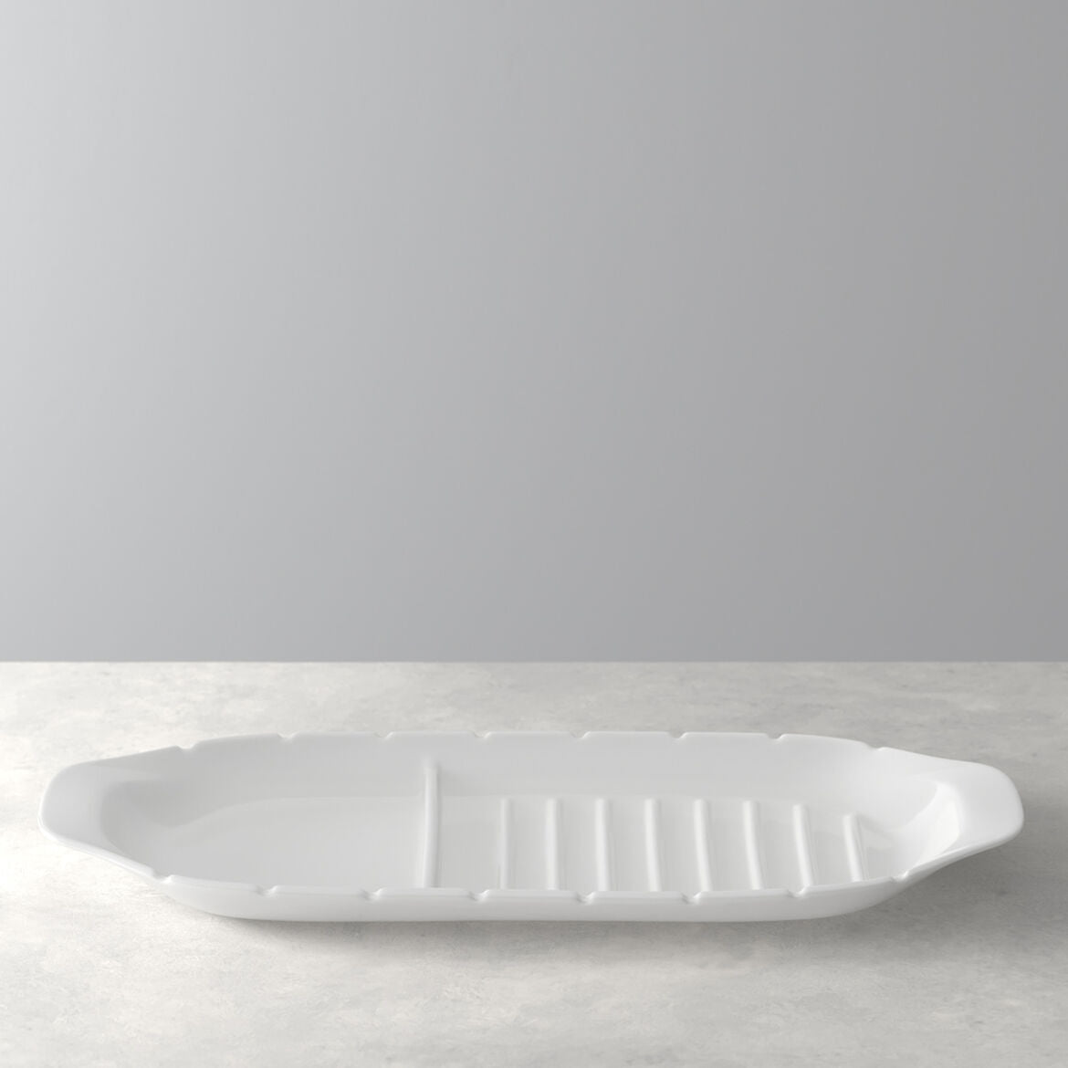 VILLEROY &amp; BOCH BBQ Passion Serving Plate Tray for Skewers XL 52x22cm