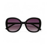 OKKIA Anna Occhiali da Sole Donna Esagonali Nero