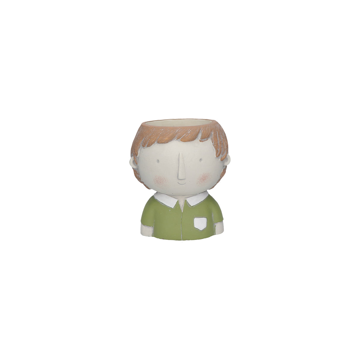 RITUALI DOMESTICI - ICugini Bimbo Cachepot Portavaso Vaso 16cm