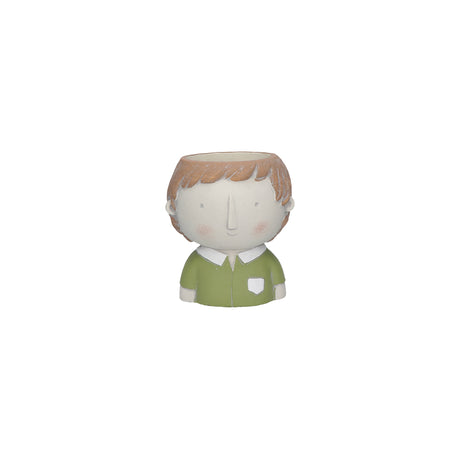 RITUALI DOMESTICI - ICugini Bimbo Cachepot Portavaso Vaso 16cm