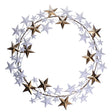 RITUALI DOMESTICI StellaStellina Ghirlanda Decorazione Natale Bianco Oro 60cm