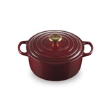 LE CREUSET Cocotte Rotonda Evolution 24cm Rhone Ghisa Vetrificata