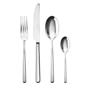 Set posate Linear Sambonet in acciaio inox 24 pezzi per tavola