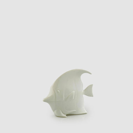 EDG Enzo De Gasperi Decorazione Pesce Disco 15x19cm Ceramica
