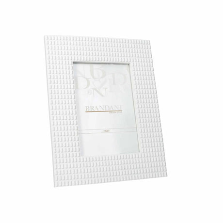 BRANDANI Portafoto Lingotto 13x18cm Bianco Poliresina
