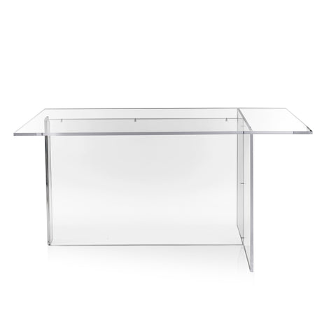iPLEX Aria Tavolo Trasparente 155x75x80cm Made in Italy PMMA