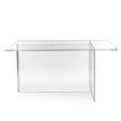 iPLEX Aria Tavolo Trasparente 155x75x80cm Made in Italy PMMA