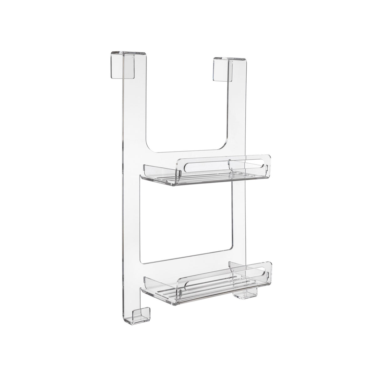Mensola doccia Clio Iplex in PMMA trasparente 56x33x19 cm