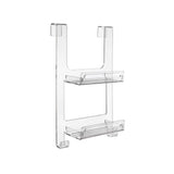 Mensola doccia Clio Iplex in PMMA trasparente 56x33x19 cm