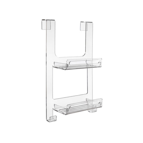 Mensola doccia Clio Iplex in PMMA trasparente 56x33x19 cm