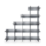 iPLEX Atmosfera 3 Libreria in PMMA 180x180cm Fumè Grigio Made in Italy