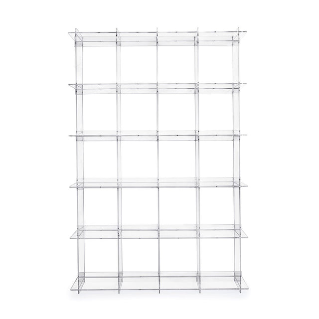 iPLEX Atmosfera 4 Libreria in PMMA 202x131cm Trasparente Made in Italy