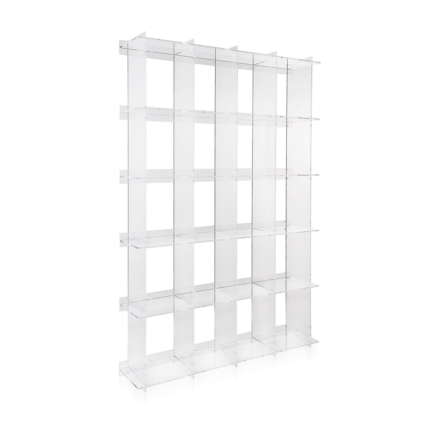 iPLEX Atmosfera 4 Libreria in Plexiglass 202x131cm Trasparente Made in Italy