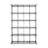 iPLEX Atmosfera 4 Libreria in PMMA 202x131cm Fumè Grigio Made in Italy