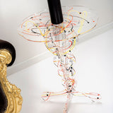 iPLEX Arabesque Design Coffee Table 50x60cm Transparent Multicolor Made in Italy