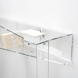 iPLEX Chopin Plexiglas Console 100x100cm Transparent Made in Italy