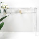 iPLEX Chopin Plexiglas Console 100x100cm Transparent Made in Italy