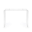 Consolle Milvio Iplex in PMMA trasparente design 75x100 cm