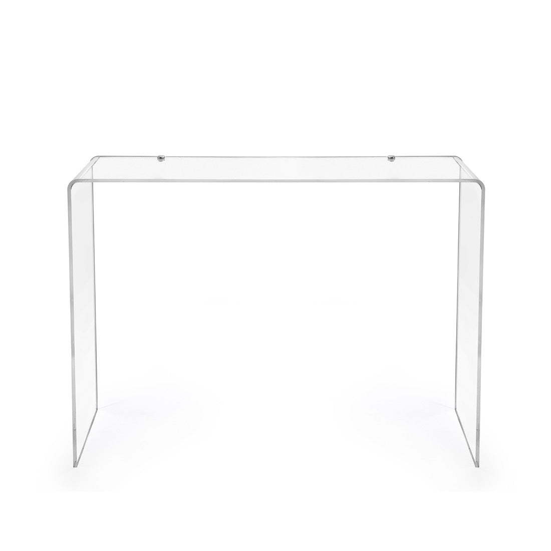 Consolle Milvio Iplex in PMMA trasparente design 75x100 cm
