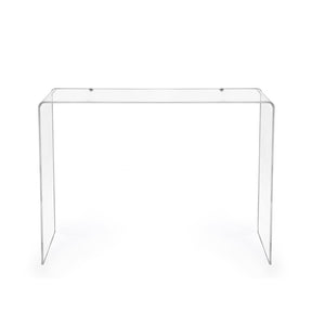 Consolle Milvio Iplex in PMMA trasparente design 75x100 cm