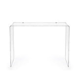 iPLEX Milvio Consolle in PMMA 75x100cm Trasparente Made in Italy