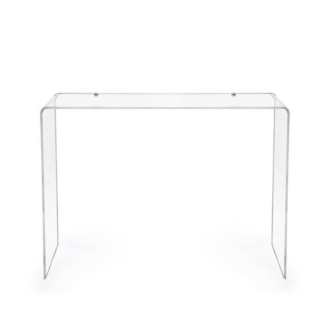 iPLEX Milvio Consolle in PMMA 75x100cm Trasparente Made in Italy