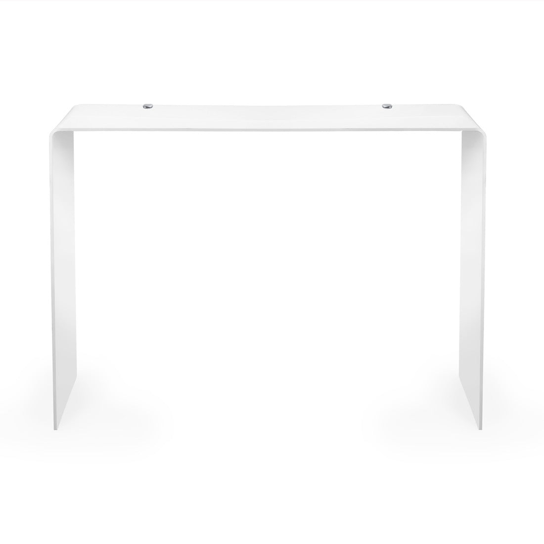 iPLEX Milvio Consolle in Plexiglas 75x100cm Bianco Made in Italy
