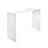 iPLEX Milvio Consolle in PMMA 75x100cm Bianco Made in Italy