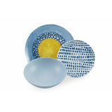 VILLA D'ESTE HOME TIVOLI Marea Servizio Tavola Set Piatti 18 Pezzi Porcellana