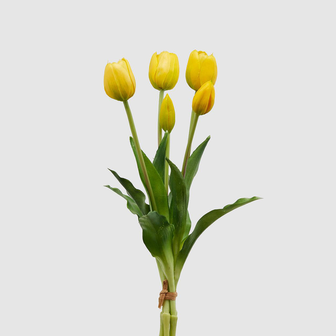 EDG Enzo De Gasperi Mazzo di Tulipani Bouquet Fiori Artificiali 40cm Giallo