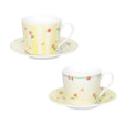 BRANDANI Polline Giallo Set 2 Pezzi Tazza Caffè 100ml Porcellana