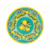 BRANDANI Citrus Dinner Plate in Melamine 27cm Set of 6 Table Service Pieces
