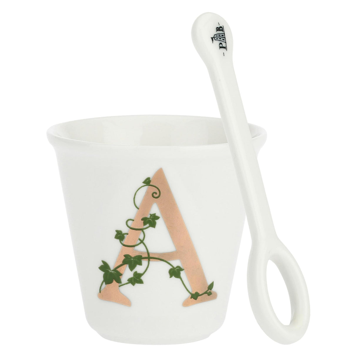LA PORCELAINA BIANCA - Single glass "A" with 75cc spoon