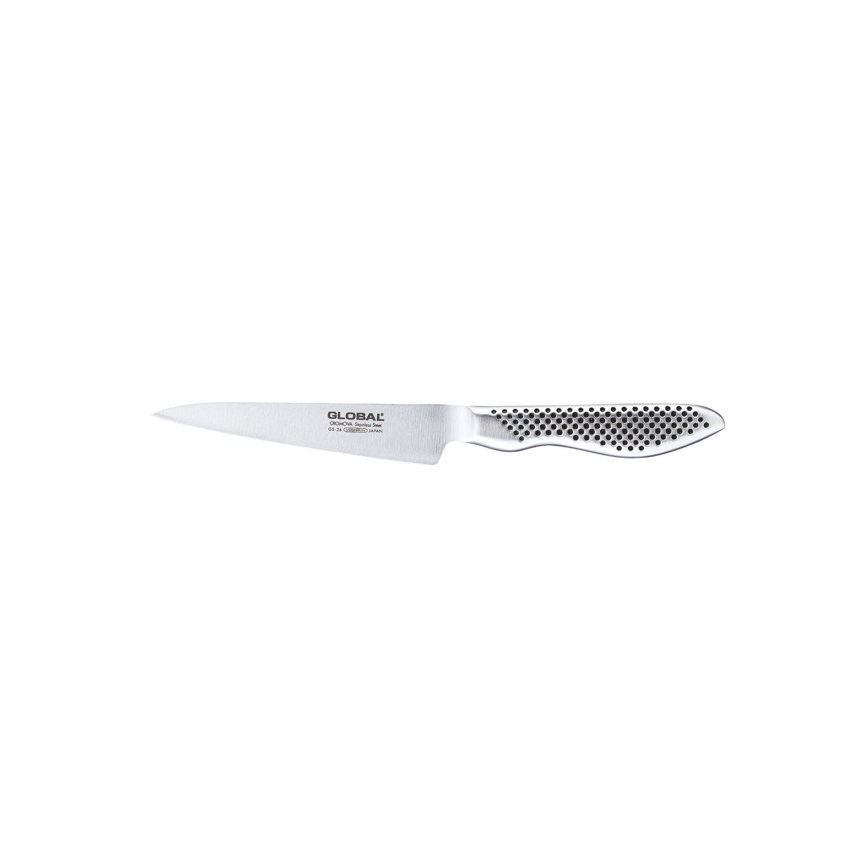GLOBAL Multipurpose Knife 11cm in Stainless Steel Cromova 18 GS-36