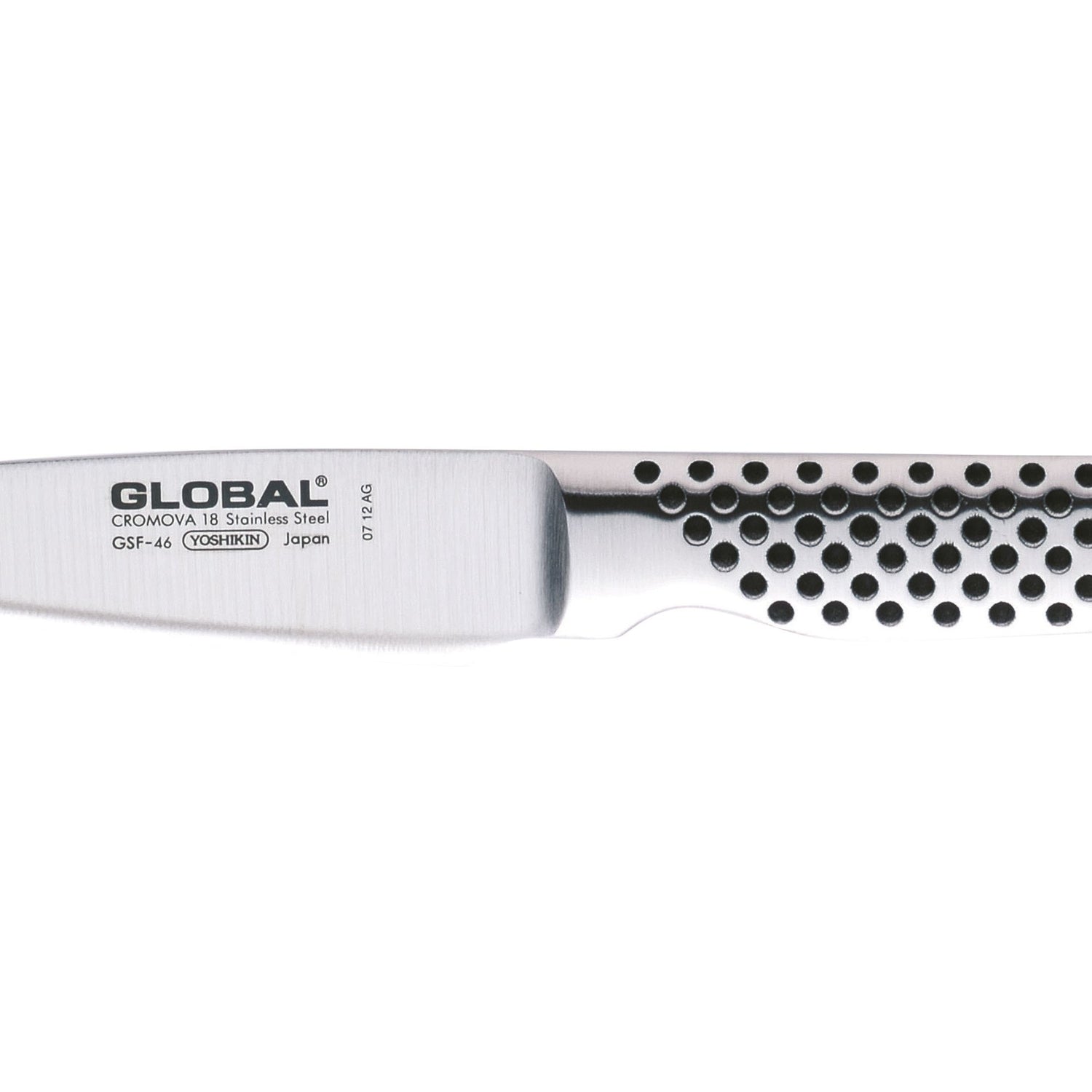 GLOBAL Coltello Spelucchino 8cm in Acciaio Inox Cromova 18 GSF-46